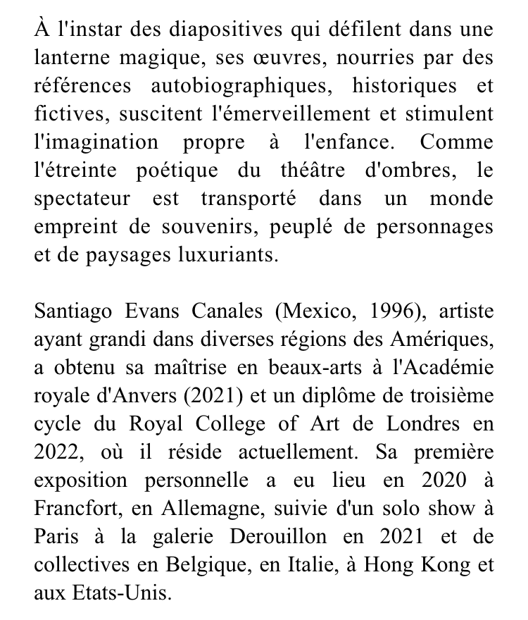 Institut Culturel Mexique exposition Ombres Jeudi Février 2024.