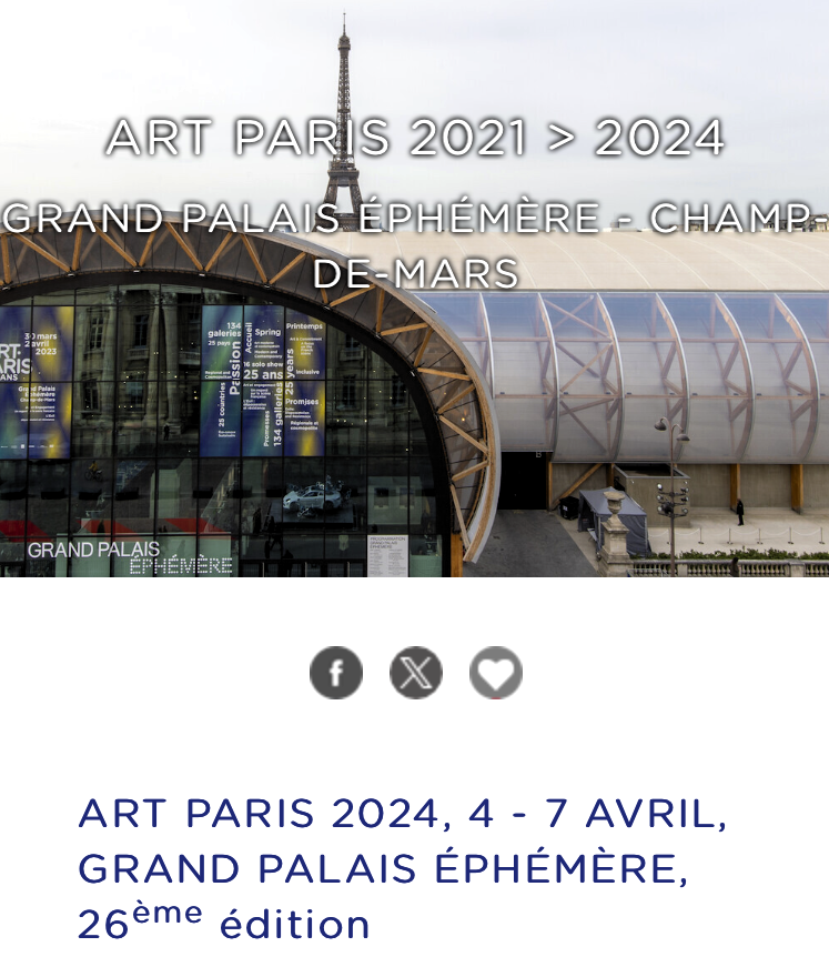 Grand Palais Ephémère- PARIS FAIR- Avril 2024.